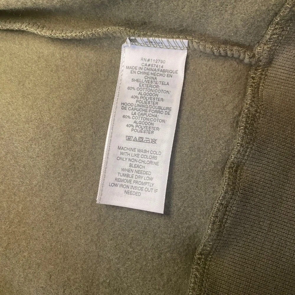 NWT True Religion‎ City Buddha Zip Up Hoodie Jacket Olive Green & Gold- Large